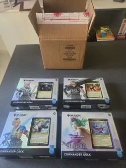Mtg - Bundle 4x Final Fantasy Commander Deck Collector’s Edition Eng SEALED - Image 1