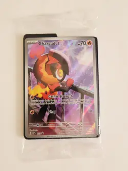 Pokemon Charcadet 022 ETB Black Star Promo - Phantasmal Flames - NM SEALED - Image 1