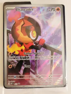 Pokemon Charcadet 022 ETB Black Star Promo - Phantasmal Flames - NM SEALED - Image 2