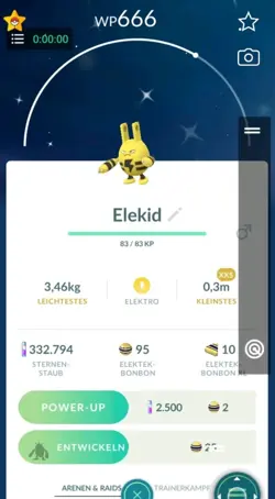 ✨✨Pokemon Go Shiny Elekid✨✨- Schillernd Elekid✨✨ - Image 1