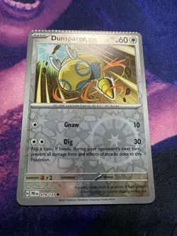 NM Dunsparce 079/131 Reverse Holo Prismatic Evolutions Pokemon Crimp ERROR - Image 3