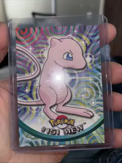 Pokemon Topps 2000 Pokemon Mew #151 TV Animation Series 3 Blue Label Non-Holo - Image 1