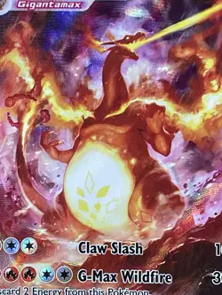 Pokemon TCG Charizard VMAX SWSH261 Full Art Ultra Rare Black Star Promo NM - Image 4