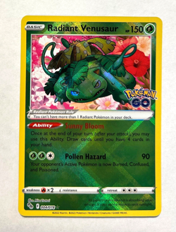 Pokemon GO - RADIANT VENUSAUR - 004/078 - NM - Image 1