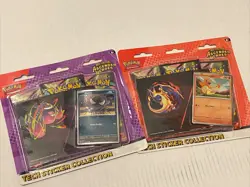 Set Of 2 Ascended Heroes Tech Sticker Collection Pokemon TCG 2026 Factory Sealed - Image 1
