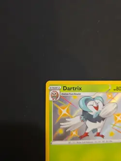 Pokemon TCG Shining Fates - Dartrix Shiny Vault SV002/SV122 Holo Rare NM - Image 2