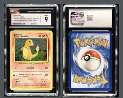 CGC 9 - 2023 POKEMON, CLASSIC CHARIZARD & HO-OH ex DECK 001 CHARMANDER - Image 2