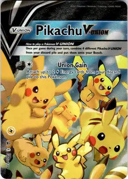Pokemon Black Star Promo Pikachu V-Union Set SWSH139-142 - Image 2