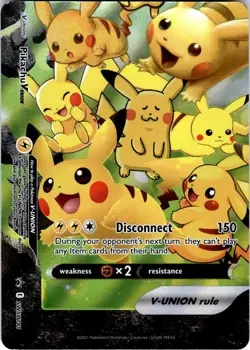 Pokemon Black Star Promo Pikachu V-Union Set SWSH139-142 - Image 4