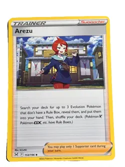 New: 2022 Pokemon TCG Arezu 153 Swsh11: Lost Origin Regular Uncommon - Image 1