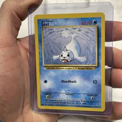 Pokemon Seel Uncommon Unlimited Base Set 41/102 NM Near Mint Vintage Vtg Pokemon - Image 2