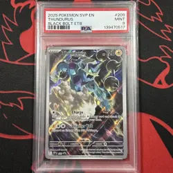 PSA 9 THUNDURUS 209 Black Bolt Black Star Promo - Image 1