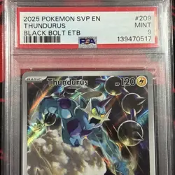 PSA 9 THUNDURUS 209 Black Bolt Black Star Promo - Image 2