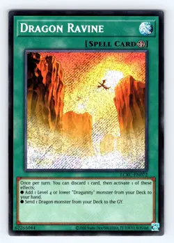 Yugioh Dragon Ravine LCKC-EN072 Unlimited Secret Rare Holo - NM 💎 - Image 1