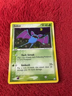 2004 Pokemon EX Team Rocket Returns Zubat Reverse Holo #82/109 Lp+ - Image 1