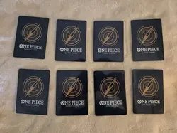 One Piece Tcg Japanese SUPER RARE LOT of 8 - Image 2