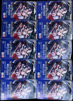 One Piece TCG OP14 The Azure Seas Seven Booster Pack Lot (10) - Image 1