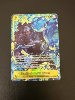 Namco One Piece Legacy Bartholomew Kuma OP12-119 Alt Art Foil Secret Rare - Image 1