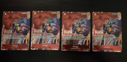 Lot of 4 One Piece Hongo OP09-011 Emperors In The New World Winner Promo Vol 2 - Image 1