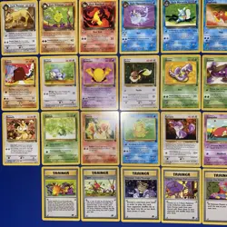 NM (Unlimited) COMPLETE Pokemon TEAM ROCKET 48-Card All UNCOMMON COMMON Set - Image 5