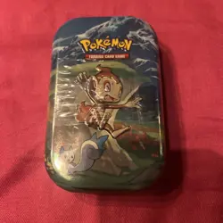Sealed Pokemon TCG Sinnoh Stars Chimchar Tin: 2 Booster Packs, Coin & Art Card - Image 1