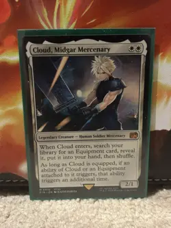 MTG ~ Cloud, Midgar Mercenary (0010) ~ Final Fantasy ~ Near Mint ~ Mythic - Image 1