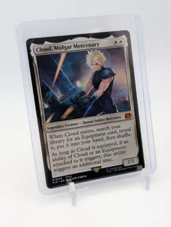 MTG - Cloud, Midgar Mercenary - Mythic Regular #10 - Final Fantasy NM - Image 1