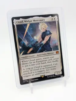 MTG - Cloud, Midgar Mercenary - Mythic Regular #10 - Final Fantasy NM - Image 1