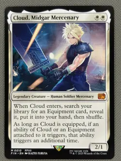 Cloud, Midgar Mercenary - Final Fantasy - FIN MINT NM 0010 - Image 2