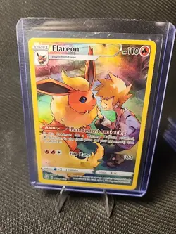 Pokemon TCG Flareon Holo Rare Trainer Gallery Card TG01/TG30 Brilliant Stars - Image 1