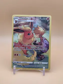 Pokemon TCG Flareon TG01/TG30 Trainer Gallery Rare Holo Card Brilliant Stars - Image 1