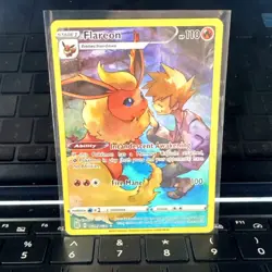 Pokemon TCG Flareon Holo Rare Trainer Gallery Card TG01/TG30 Brilliant Stars - Image 1
