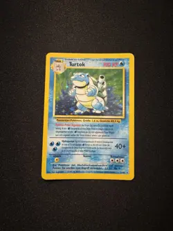 Pokemon TCG German Holo Blastoise Base Set [Turtok] #2/102 - Image 2