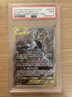Pokemon TCG - Garchomp & Giratina GX SM193 PSA 9 Tag Team Sun & Moon Promo - Image 1
