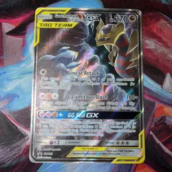 Pokemon TCG Garchomp & Giratina GX SM193 Sun & Moon Promo - Image 1