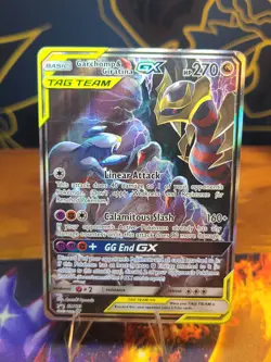 Pokemon TCG Garchomp & Giratina GX SM193 Sun & Moon Promo - Image 1