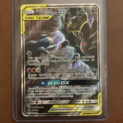 Pokemon TCG Garchomp & Giratina GX SM193 Sun & Moon Promo - Image 1