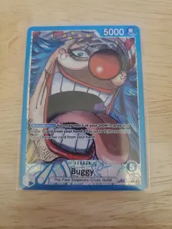 One Piece CCG Buggy OP09-042 Leader Parallel Alt Art English NM - Image 1