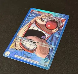 ONE PIECE TCG: Buggy OP09-042 Leader Parallel Alt Art ENGLISH NM - Image 2