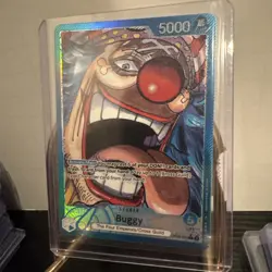 One Piece CCG Buggy OP09-042 Leader Parallel Alt Art English NM - Image 1