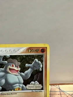 Pokemon TCG Machamp Legend Maker Holo Card 9/92 Rare (Stamp) - Image 3