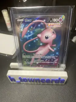 Pokemon TCG Mew v Fusion Strike Holo Card 250/264 Full Art - Image 1