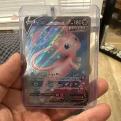 Pokemon Mew v TCG Full Art Holo Card 250/264 Fusion Strike Ultra Rare - Image 1
