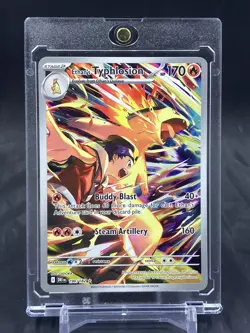 Pokemon TCG Ethan's Typhlosion Destined Rivals Illustration Rare Card 190/182 NM - Image 1