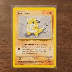 Pokemon TCG Base Set Lot Sandshrew Sandslash Graveler Rhyhorn 6 Cards English - Image 3