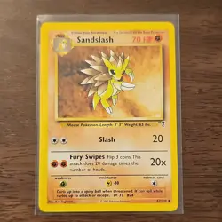 Pokemon TCG Base Set Lot Sandshrew Sandslash Graveler Rhyhorn 6 Cards English - Image 5
