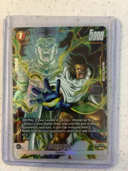 Paragus FB08-084 Alternate Art Saiyan's Pride Dragon Ball Card Fusion World - Image 1