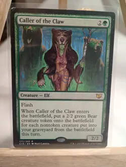 Caller of the Claw - 177 - LP - Commander 2015 - C15 MTG Magic the Gathering - Image 2