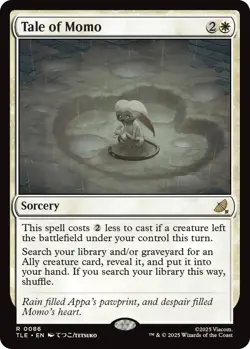 Tale of Momo Light Play, English Magic the Gathering MTG Avatar: The Last Airben - Image 1