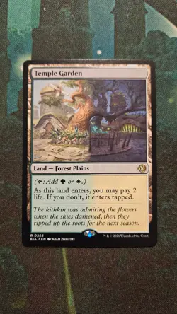 Temple Garden *In Hand* Lorwyn Eclipsed Magic the Gathering MtG - Image 1
